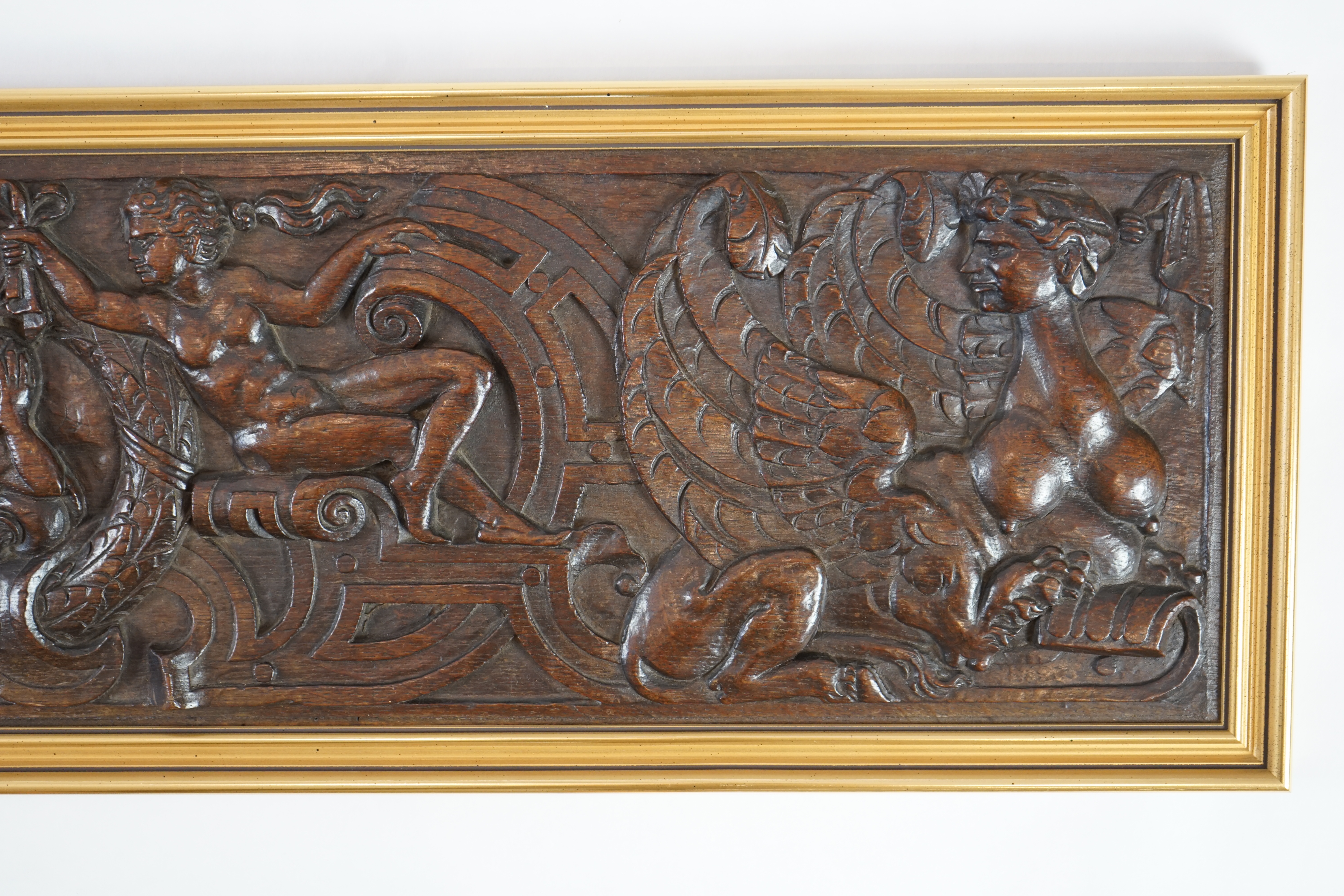 A 17th century oak panel